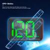 Car Speedometer HUD Head Display Digital GPS Speed Meter KMH MPH Dispaly for Truck Motorcycle Plug and Play Auto Part Accessories