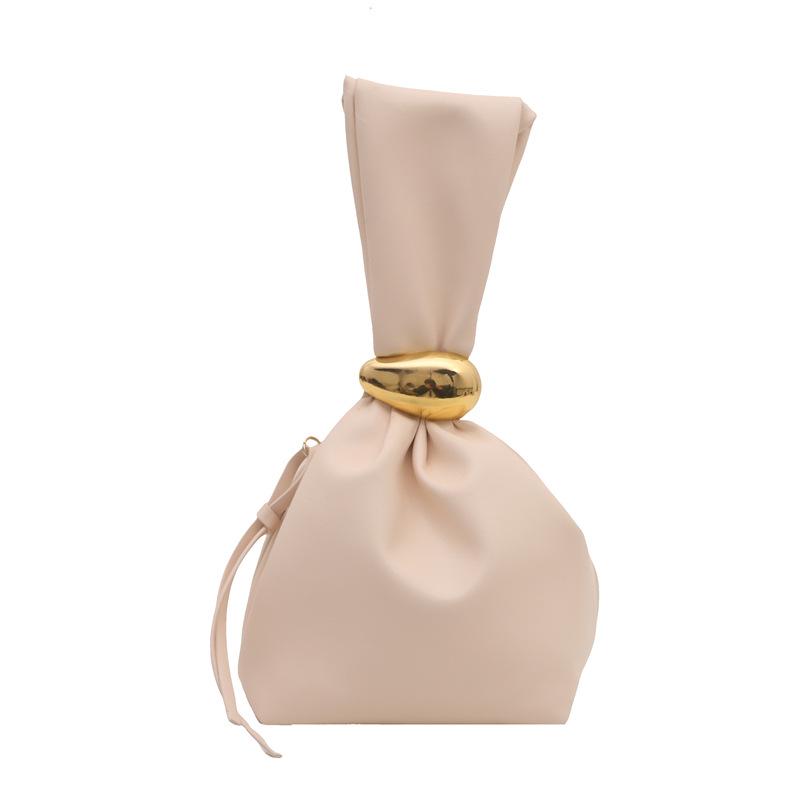 Retro Pleated Women's Bucket Bag: Large Capacity, Fashionable, Aesthetic, Unique Design