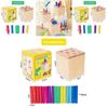Wooden Shape Sorting Bucket For Toddler Cognitive Development