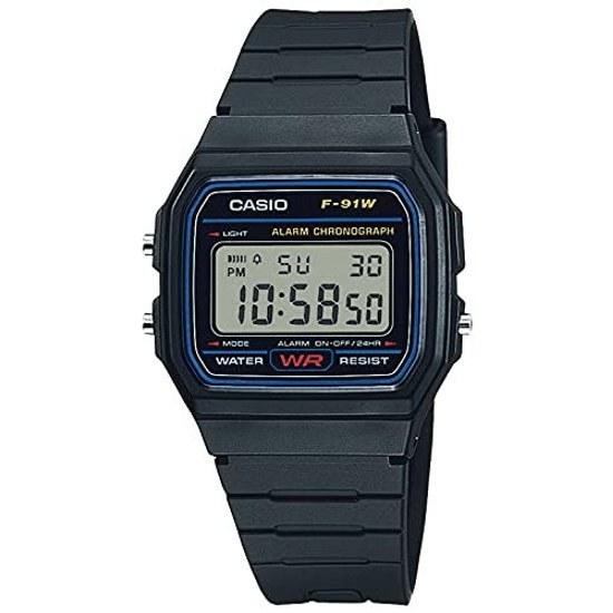 Casio Wristwatch Collection F-91W-1JH Mens Black