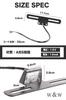 [w&w] Motorcycle License Plate Light (License Plate Light or Brake Lamp) LED (License Number Light) (3 LED)
