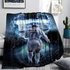 1PC Ronaldo Print Flannel Blanket, High Quality All Seasons, Home Decor, Warmth and Comfort, Perfect for Christmas Gifts