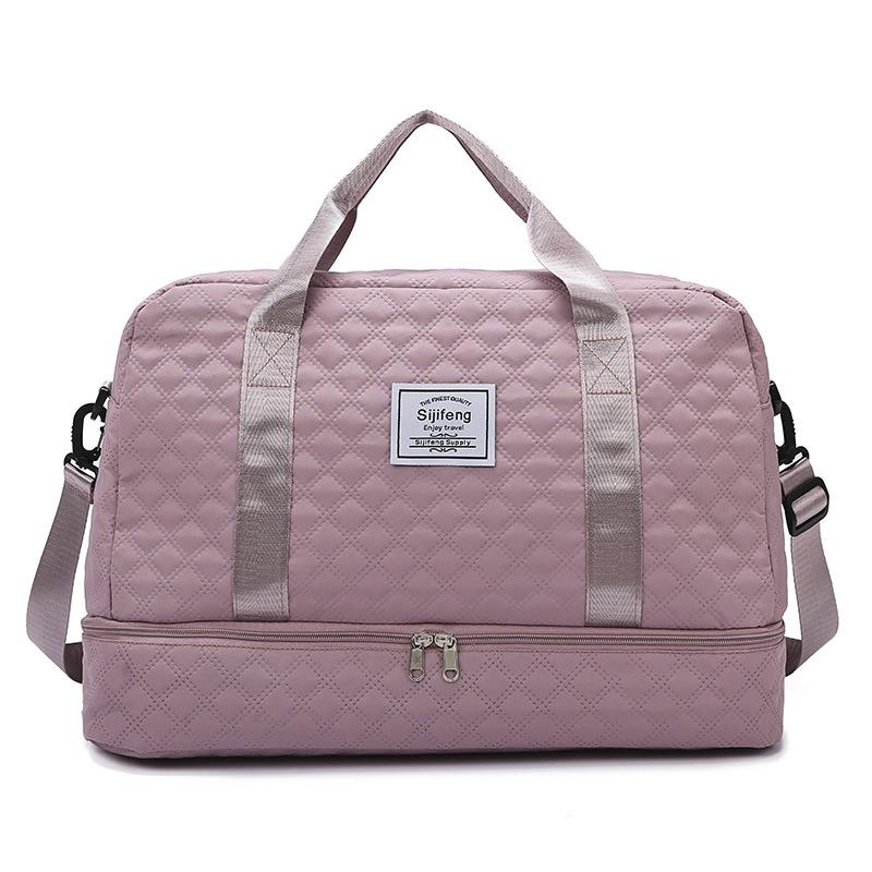 Large-capacity waterproof travel bag, business trip travel can be set, tie rod storage bag, hand luggage bag, moving and delivery bag.