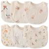 Baby Drool Set of Gauze for Girls and for Year Feeding for Daycare Preparation [GoUseGo] Bibs, Bibs, 6, Fabric, Boys, Newborns, 1-3 Olds, Bibs,