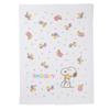 Nishikawa Snoopy Baby Towel Polka Dot Made In WR52240000 Blanket, 85x115cm, Washable, 100% Cotton, Pattern, Japan, White,
