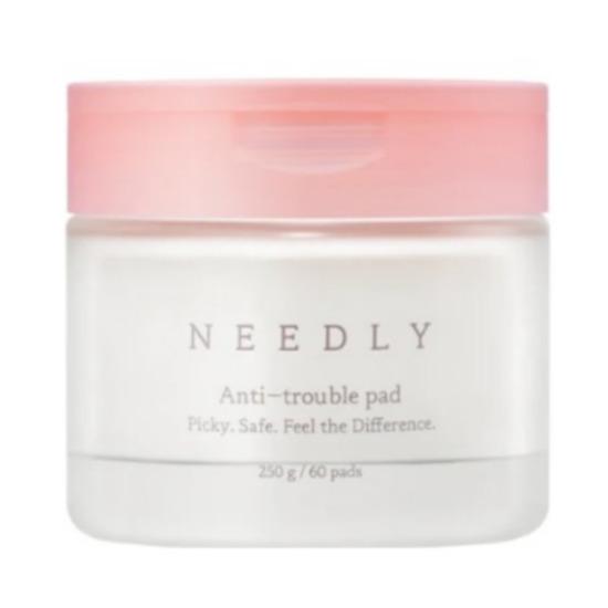 [NEEDLY] Anti-Trouble Pad 250g (60 Pads) Acne Care Soothing Exfoliating Toner Pads Anti-Trouble Pad   1