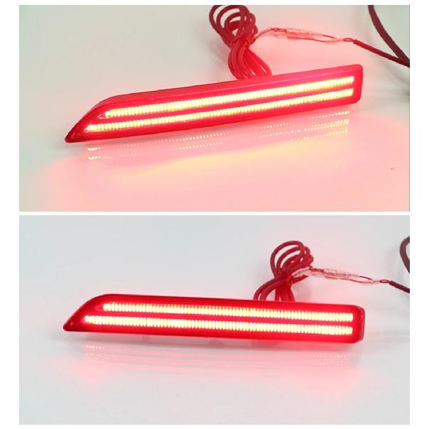LED Rear Bumper Reflector Lights For Nissan Sentra Sylphy 20-25 Teana 22-24 Patrol 19-23 Murano 15-19 Turn Signal Brake lamp