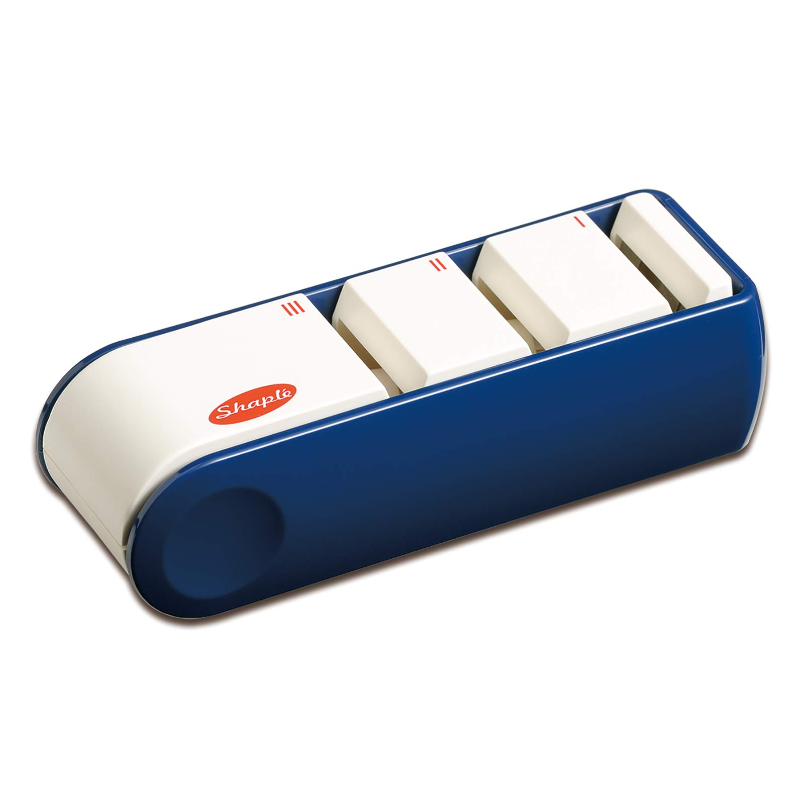 

Fuji Cutlery Triple Navy Made in Easy Dry Diamond Ceramic Extra Coarse Coarse Finishing Compact Shaple Diamond-Equipped Sharpener, Blue, Japan,