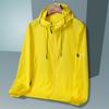 Giacca Estiva con Cappuccio Uomo Donna Abbigliamento Protezione Solare Abbigliamento Pesca Caccia Asciugatura Rapida Antivento