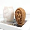 3D Easters Eggs Candle Molds Plasters Molds Silicone Mould Ornament Castings Molds Epoxy Resin Molds
