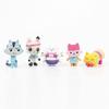 13pcs/set Gabby Dollhouse Figure Toy Mercat Cartoon Animals Smiling Car Cat Hug Gaby Girl Dolls Kids Birthday Gifts PVC Figurine Kid Friendly