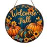 Autumn Leaf Pumpkin Sunflower Door Hanger Autumn Harvest Wall Decor  Home Garden Decor