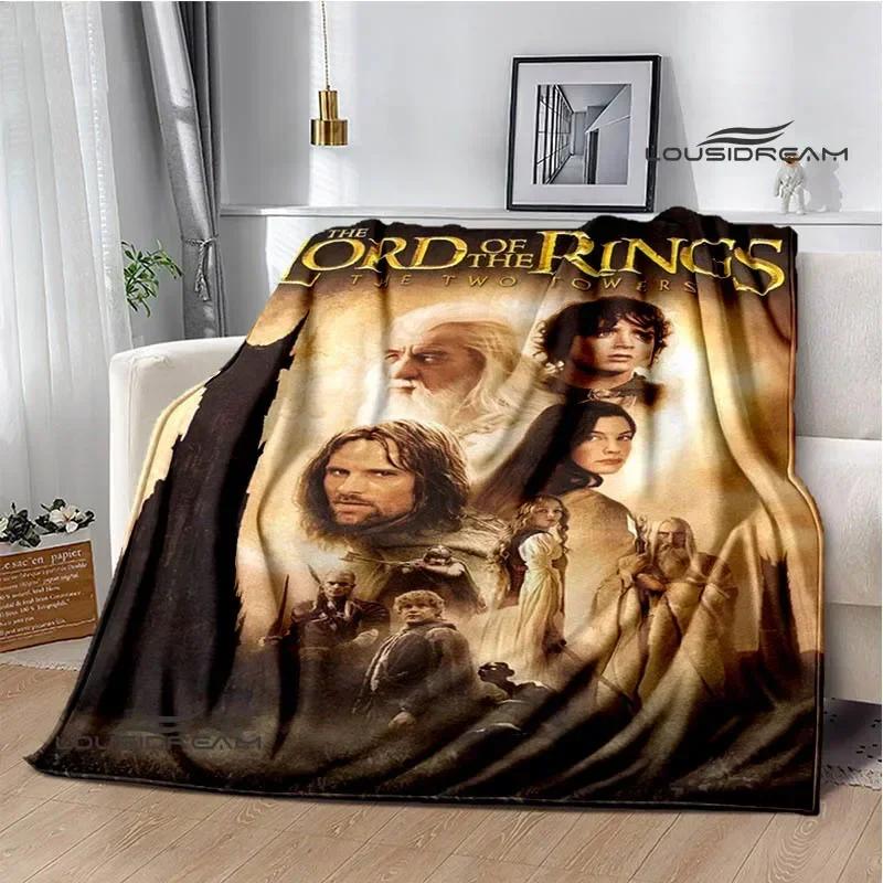 L-Lord of the Rings printed blanket Warm Flannel Blankets Soft and Comfortable Home Travel Blanket bed linings Birthday Gift