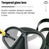 Professional Wet Low Volume Freediving Mask, Tempered Glass Dive Mask, J-Type Diving Mask, Snorkel Set, Diving, Swimming, Snorkeling, Mask