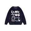 Unisex Cute Cartoon Rabbit Knit Sweater