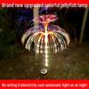 LED Fiber Optic Jellyfish Solar Outdoor Waterproof Garden Light