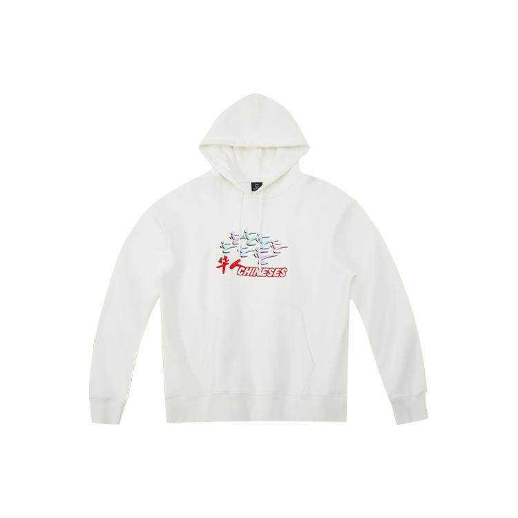 CLOT Sweatshirts Men's White Hooded Moderate Regular CTHD20FCN304-WH