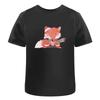 Christmas Fox Cotton T Shirt Ta026442
