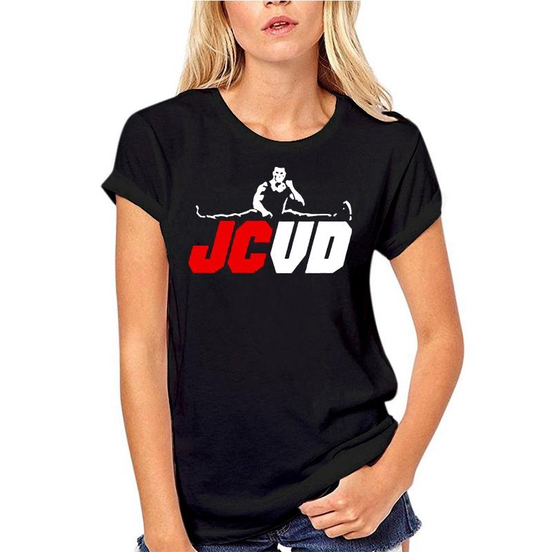 

2023 Fashion T Shirts Bloodsport Jean Claude Van Damme Jcvd Split O-neck 100% cotton 3XL чорний