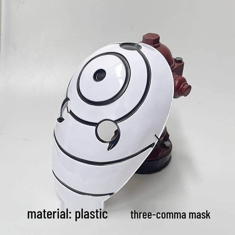 Leuchtender Uchiha Madara Obito Tobi Weiße Maske - Naruto Anime Halloween Requisite