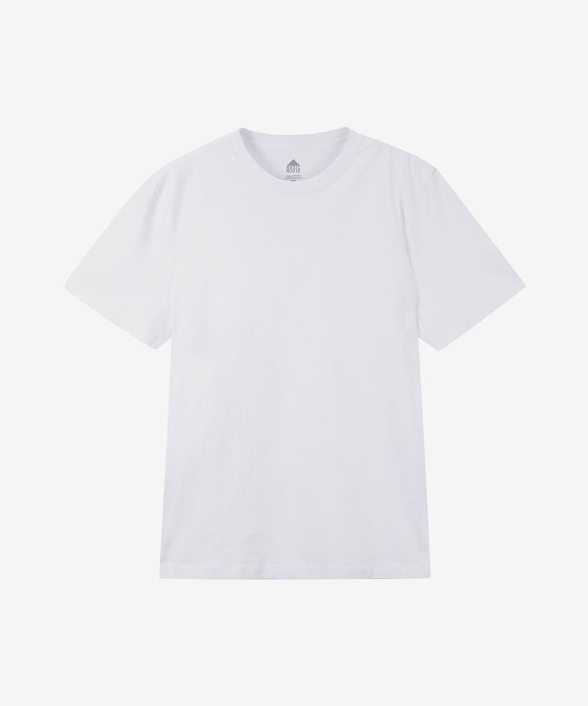 BASIC HOUSE [3Pack] Thick Pure Cotton Heavyweight Short Sleeve T-Shirts 3-Pack Lats0121