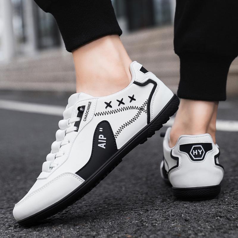 2024 Men s Breathable Black Slip-On Moccasins: Trendy Summer Casual Sneakers 41
