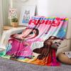 1 Pezzo Coperta in Flanella con Stampa Rubino Arcobaleno, Alta Qualità, Confortevole per Tutte le Stagioni, Decorazione per la Casa, Calore e Comfort, Perfetta per Regali di Natale
