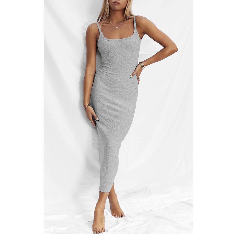 2023 Summer Women's Sling Sexy Backless Bodycon Long Dress