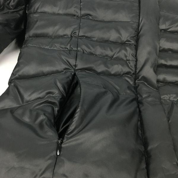 Unvie-rose Blue Fox Fur 80% Down Coat Outerwear Women’s Size 9AR M Black Fox Fur Trim(USED)