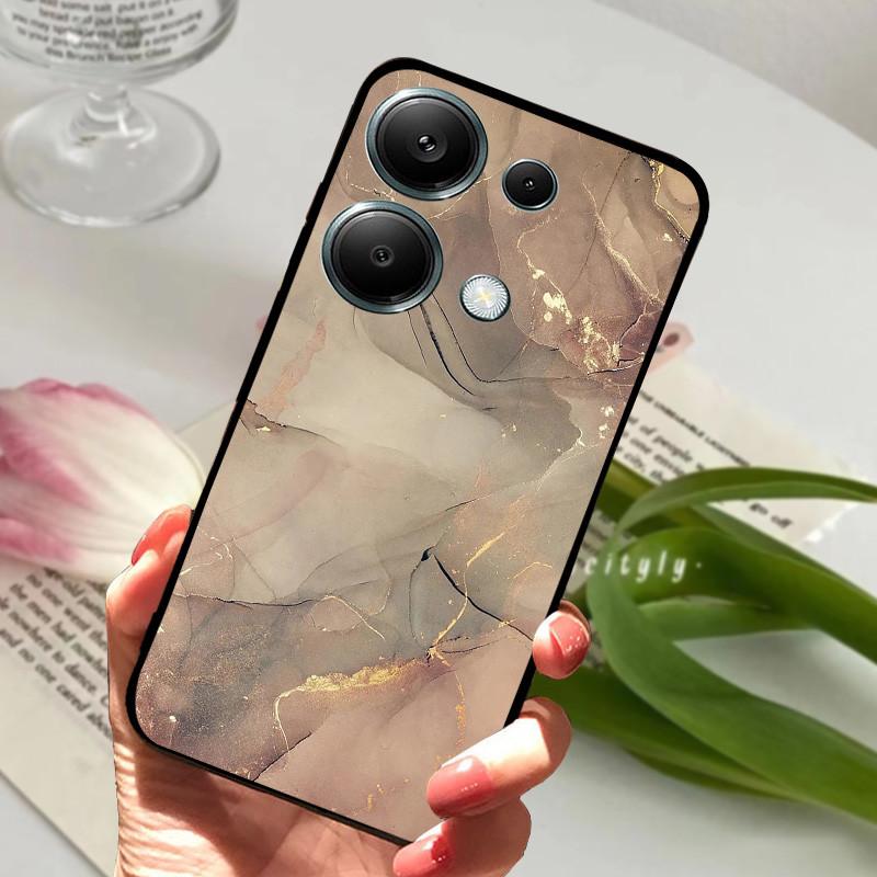 For Xiaomi Poco M6 Pro 4G Case PocoM6 Pro Shockproof Soft TPU Silicone Phone Cover For Poco M6 Pro 4G Funda Capa Cartoon Shells