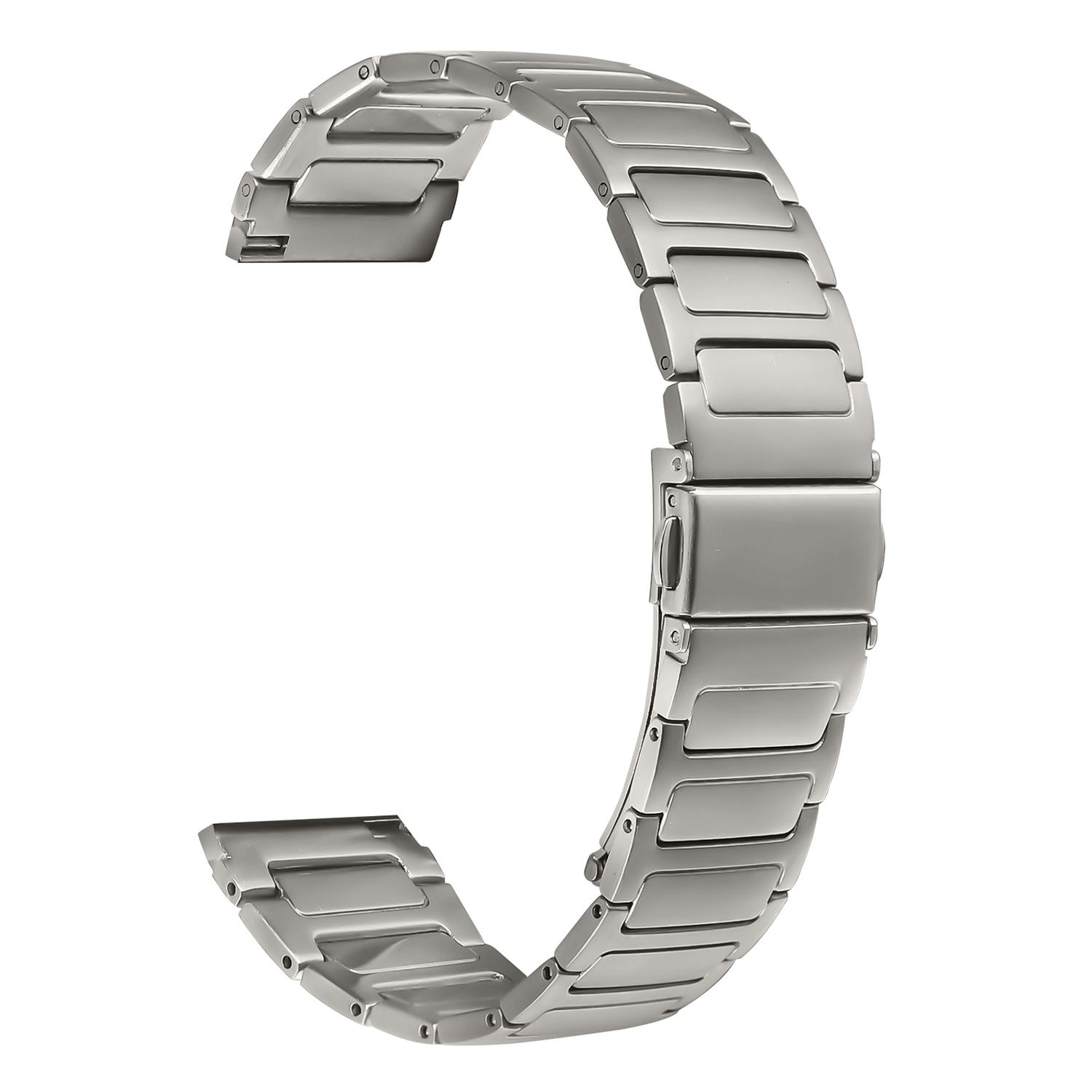 

For Huawei Watch 3 Pro New Titanium Color Watch Band Adjustable Metal Watch Strap As shown A