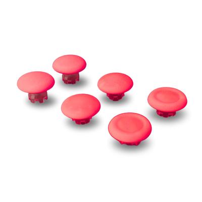 Karaful Gaming PS5 Edge Controller kompatibler Ersatz-Stick-Cap, Kuppeltyp, Standardtyp, 6 Stück (Rosa)