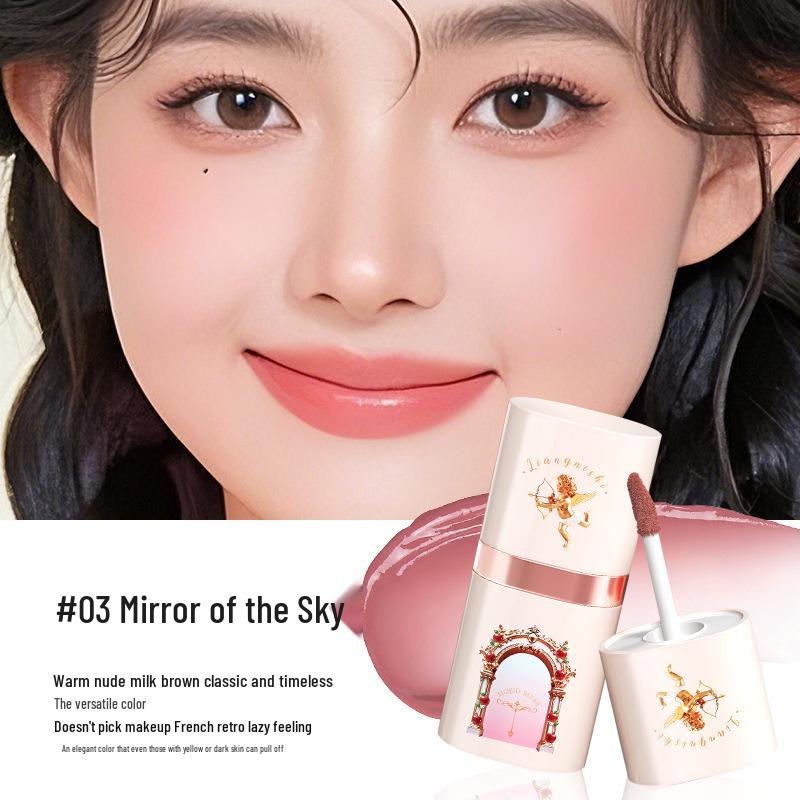 Liang Ni Shi Waterproof Matte Blush - Energetic Nude, Brightens and Enhances Complexion.