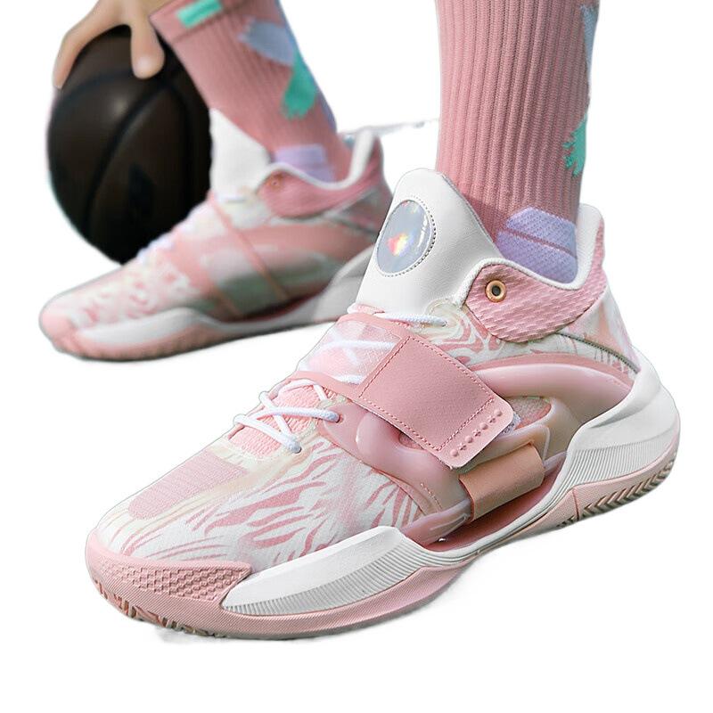 Splash 4 Genuine Basketball Shoes Men's Breathable Lightweight Shock Absorption Wear-resistant Actual Combat Non-slip High Rebound Sports Shoes Wom