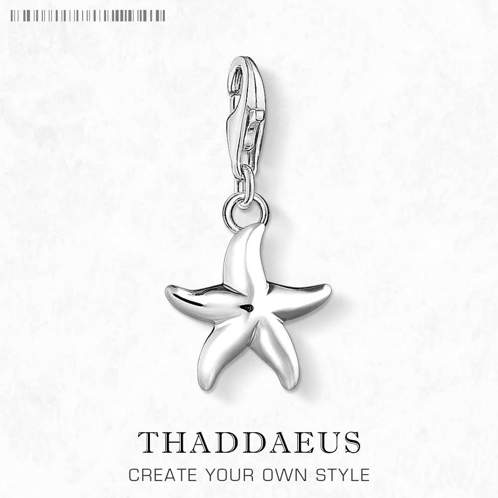 

Starfish Dangle Charm Pendant For Women Men 925 Silver Trendy New Ocean Gift