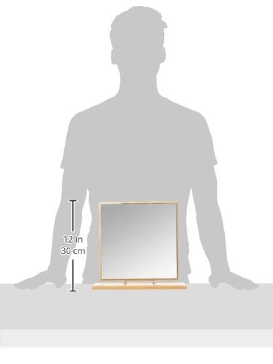 Horiuchi Kagami Kogyo Wood Stand Mirror That Blends In with Your Living Room L Wood Grain Makeup Makeup Birthday Gift Space, Size, Mirror, Mirror,