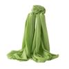 100% Sheep Wool Scarf Season Elegant Solid Color Scarf Soft Premium Wool Scarf Women