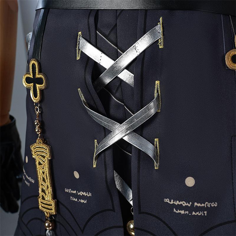 Game Wuthering Waves Sanhua Cosplay Costume Jinzhou Snow Waltz Sanhua Dress Women Halloween Party Outfit