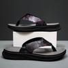 Fashion Men's Casual Summer Shoes Waterproof Low-Top Slippers Non-Slip Flip-flops Non-Slip Male Half Drag Outdoor Beach Flats Sandaly
