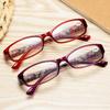 Fashion Vintage Comfortable Reading Glasses Ultra Light Frame Anti-Blue Light Eyeglasses Portable