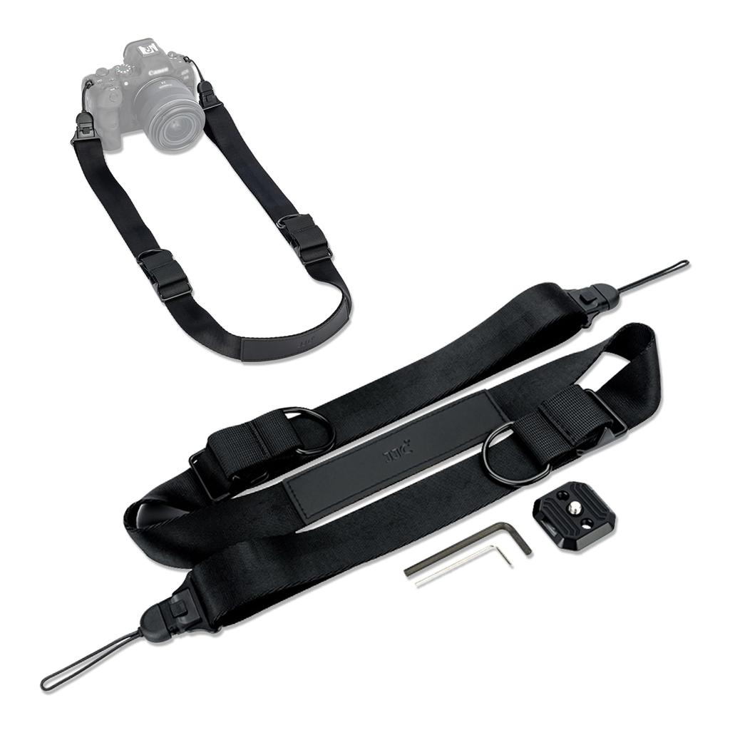 JJC Camera Neck Strap with Adjustable Drop Compatible with Leica Q3 Nikon ZR Z5II Z50 II Z6 III Z9 Z8 Z50 Sony Z50 II Panasonic Olympus SLR and