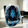 Custom Name Personalized Avatar Print Blanket, Home Decor, Bedroom, Sofa, Camping, Couch, Gifts for Birthday Christmas