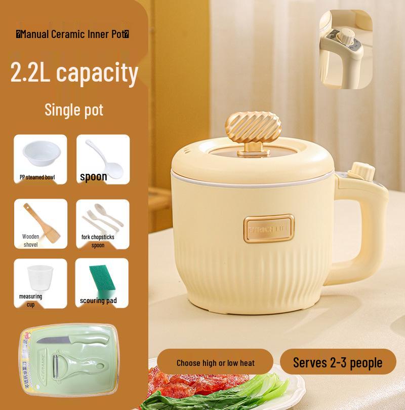 Mini aragaz electric: Oală Crock-Pot Multifuncțională, Fierbător de Orez Inteligent, Aparat pentru Terci, Oală pentru Supă, Perfectă pentru Cămine