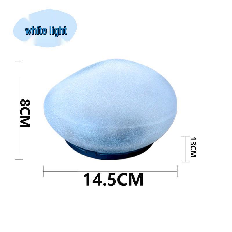 Solar Pebble Garden Lights - Outdoor Landscape & Villa Courtyard Decor
