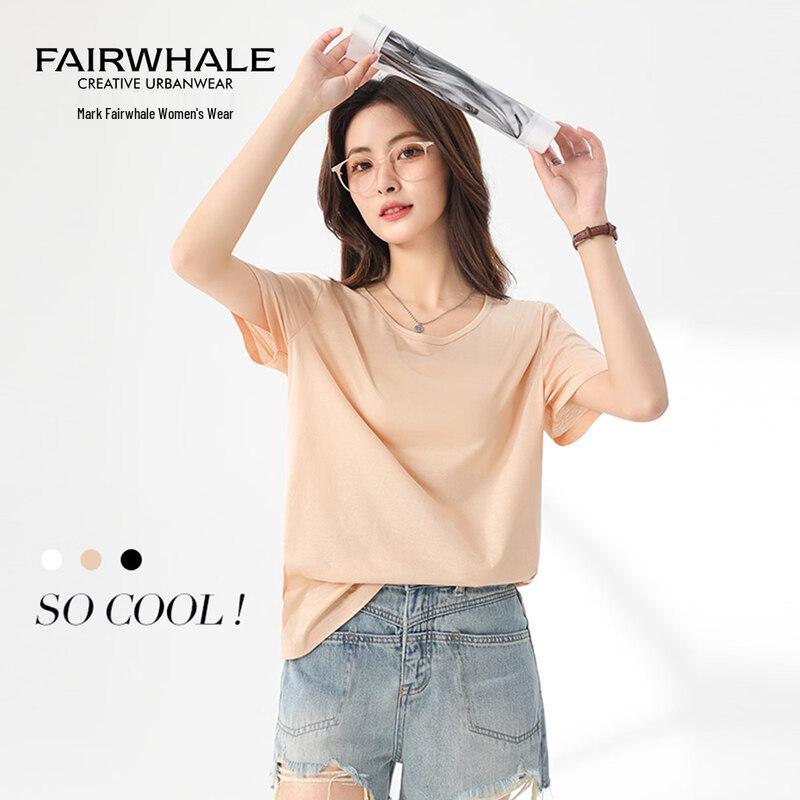 Mark Fairwhale Casual Loose Cross-Back Short Sleeve T-Shirt M