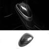 Dry Carbon Fiber Console Gear Shift Knob Trim For Cadillac SRX 2013-2015