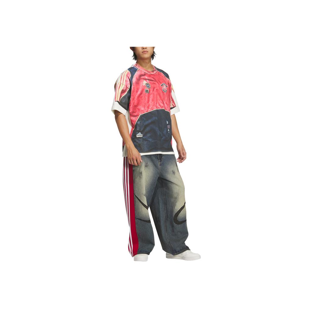 Adidas Originals FW25 SNBN GFX 1 Letter Graphic Loose Fit Crew Neck Short Sleeve T-Shirt Unisex Tops IA4365