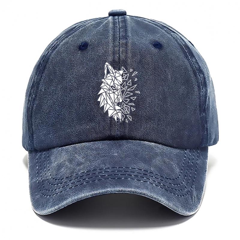 Design Style Wolf Head Printed Baseball Cap Fashion Hats for Unisex Beach Hat for Women Outdoor Breathable Baseball Caps Hot Se