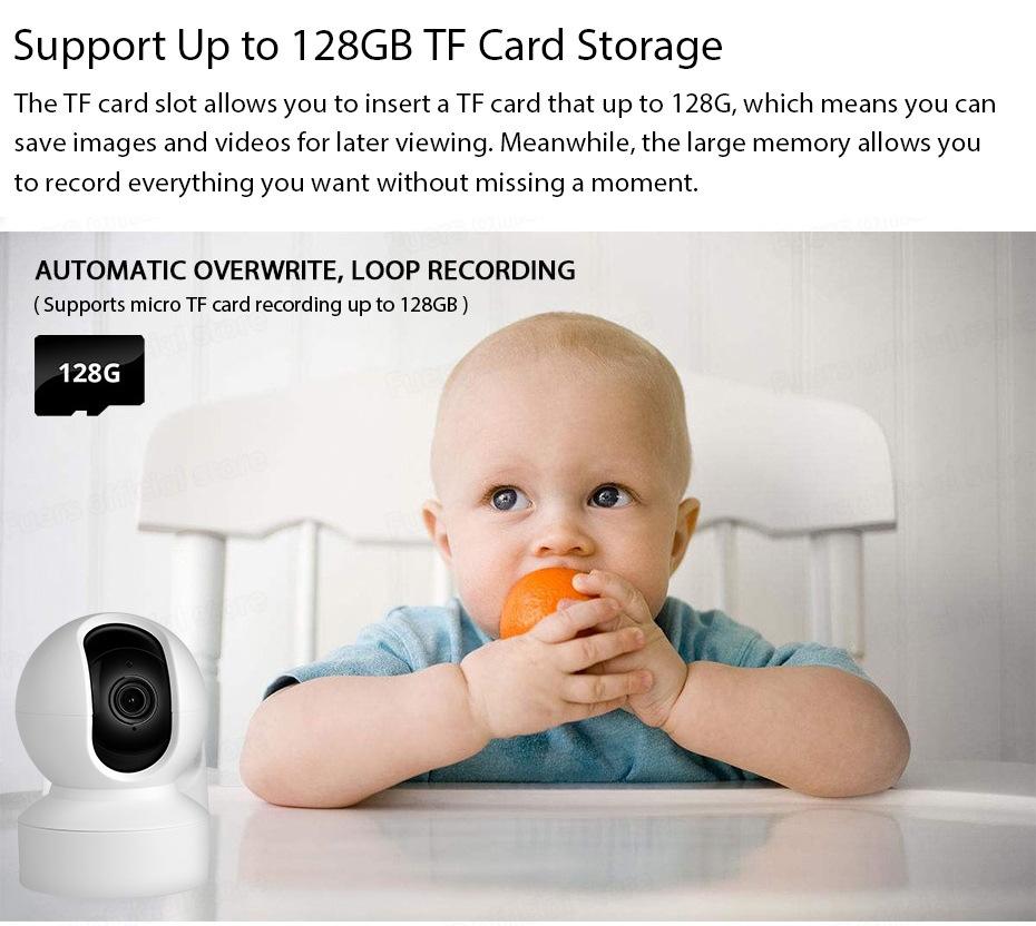 Tuya Smart 1080p Wireless 3MP Camera with Auto Tracking & Two-Way Audio