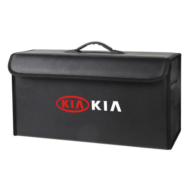 Boîte d'organisation de coffre de voiture Grande capacité Sac de rangement multi-usages pour outils Pour KIA K5 K9 Sorento Ceed RIO Sportage EV9 Stinger Niro Soul